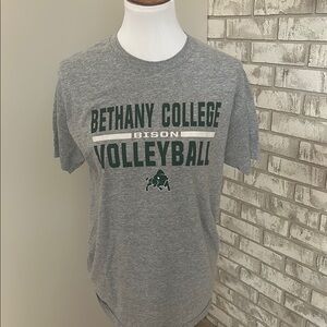 Gray Bethany College Volleyball T-Shirt